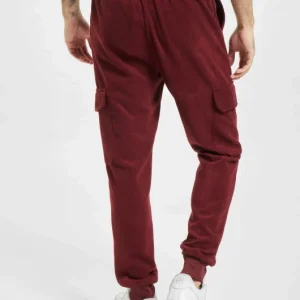 AARHON Herren Cargohose Fleece In Rot 6