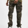 Brandit Herren Cargohose Pure Slim Fit In Camouflage 10