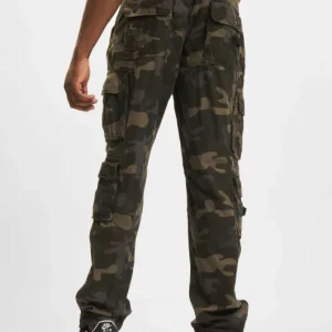 Brandit Herren Cargohose Pure Slim Fit In Camouflage 6