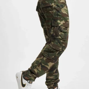 Brandit Herren Cargohose Pure Slim Fit Cargo In Camouflage 6