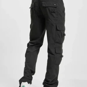 Brandit Herren Cargohose Pure Slim Fit In Grau 6