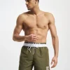 Calvin Klein Herren Shorts Underwear Medium Double In Olive 8