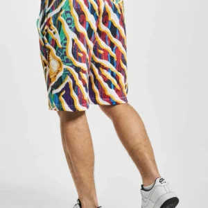 CARLO COLUCCI Herren Shorts Knit Print In Weiß 6