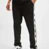 DEF Herren Jogginghose Side Stripe In Schwarz 8