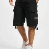 Merchcode Herren Shorts ACDC Logo In Schwarz 8