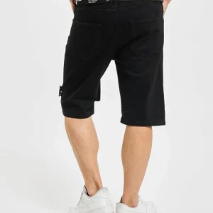 Off-White Herren Shorts Logo Belt Denim In Schwarz 6