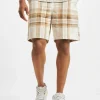 Only & Sons Herren Shorts Briggs Check In Weiß 10