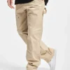 Sean John Herren Chino Block Logo In Beige 10