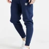 Sik Silk Herren Jogginghose Core Fitted In Blau 8