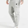 Sik Silk Herren Jogginghose Cargo Fleece In Grau 10