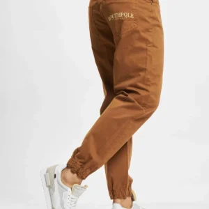 Southpole Herren Chino Script Twill In Braun 6