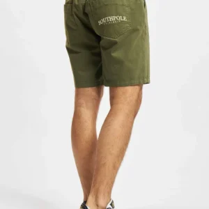 Southpole Herren Shorts Twill In Olive 6