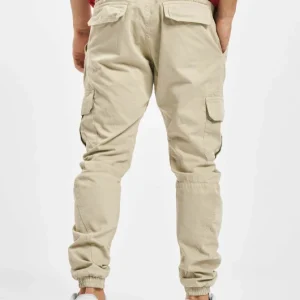 URBAN CLASSICS Herren Cargohose Cargo Jogging In Beige 6