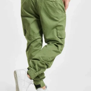 URBAN CLASSICS Herren Cargohose Military In Olive 6