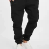 URBAN CLASSICS Herren Cargohose Cargo Jogging In Schwarz 8