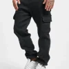 URBAN CLASSICS Herren Cargohose Knitted In Schwarz 10