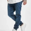 URBAN CLASSICS Herren Jogginghose Knitted Denim In Blau 8