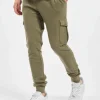 URBAN CLASSICS Herren Jogginghose Fitted Cargo In Olive 10