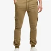 URBAN CLASSICS Herren Jogginghose Cargo In Olive 10