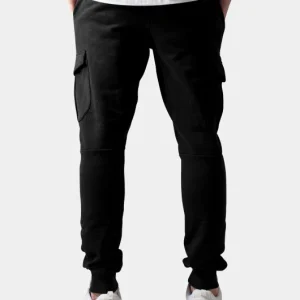 URBAN CLASSICS Herren Jogginghose Fitted Cargo In Schwarz 6