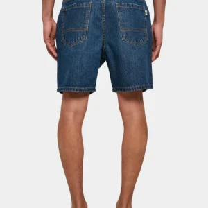 URBAN CLASSICS Herren Shorts Organic Denim Bermuda In Blau 6