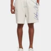 URBAN CLASSICS Herren Shorts Script Logo In Grau 8