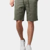 URBAN CLASSICS Herren Shorts Stretch Twill Jogging In Olive 8