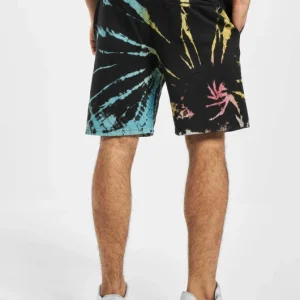 URBAN CLASSICS Herren Shorts Tie Dye In Schwarz 6