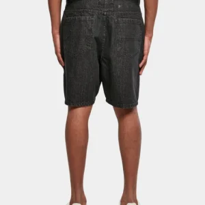 URBAN CLASSICS Herren Shorts Organic Denim Bermuda In Schwarz 6