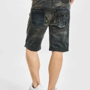 YAKUZA Herren Shorts Crusader Denim In Blau 6