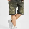 YAKUZA Herren Shorts Crusader Denim In Schwarz 10