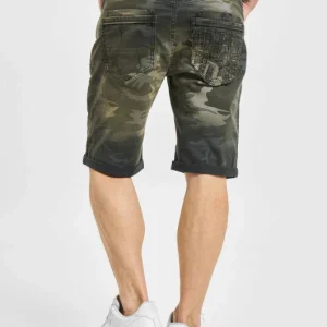 YAKUZA Herren Shorts Crusader Denim In Schwarz 6